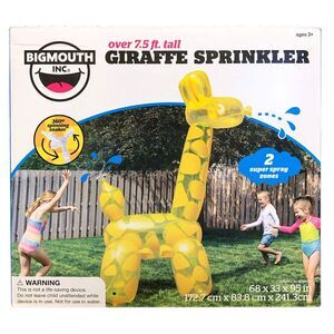 Giraffe - BigMouth Giant Inflatable Animal Sprinkler – Cow or Giraffe Backyard W